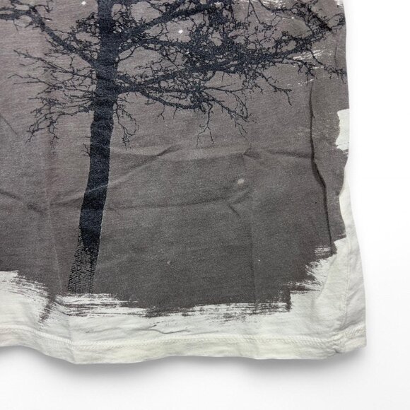 Y2k Mudd Tree Graphic Bodycon T-Shirt With “Love‎ Life” Slogan - Picture 4 of 4